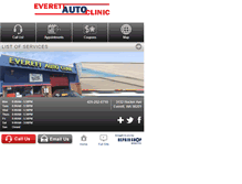 Tablet Screenshot of everettautoclinic.com